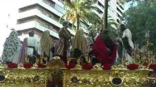 SANTA CENA EN LA PLAZA DEL PUNTO- SEMANA SANTA HUELVA 2009