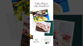 Eco-Friendly Elegance: Palm Leaf Plates Like Bamboo