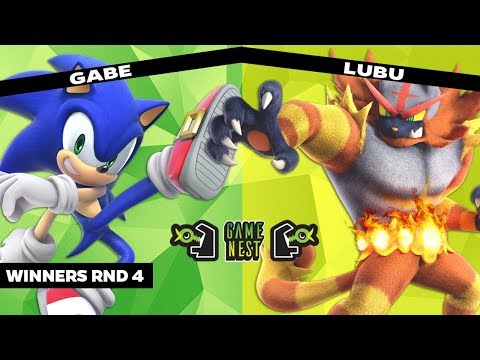 Game Nest Smash It Up: Gabe (Sonic) vs Lubu (Incineroar) - Winners Round 4