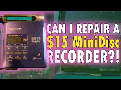 Tutorial: Repairing A Sony MZ-R55 MiniDisc Recorder