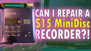 Video thumbnail for Tutorial: Repairing A Sony MZ-R55 MiniDisc Recorder by hirogarimusic