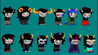 Cover art for ALL Homestuck troll theme songs