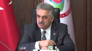 İzmir Ticaret Odası Heyeti Bakan Hayati Yazıcı'yı Ziyaret Etti