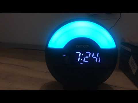 Радиочасы Dexp RC-280 установка даты и время