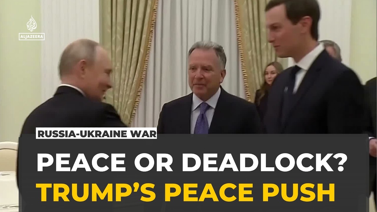 Trump revives Russia-Ukraine peace push as envoys head to Moscow and Kyiv