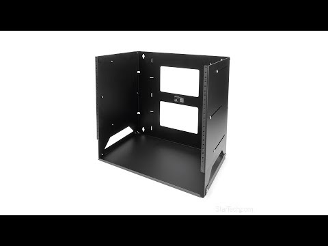 StarTech 8U Wall-Mount Server Rack with Shelf
