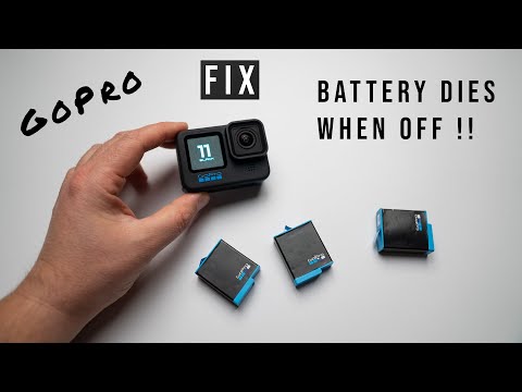 GoPro Battery drains when OFF | Battery issue fix