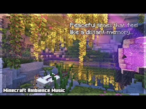 Relaxing Minecraft Lush Cave Ambience Music🌿​🌷​ [relax and sleep] w/ C418
