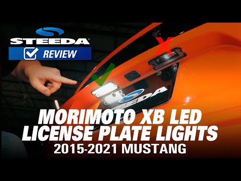 2015-2022 Morimoto XB LED S550 License Plate Lights | Steeda Review & Install