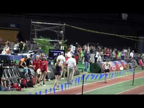 2017 NAIA T&F Indoor Nationals Women's 4x800 Relay Prelim. - Heat 3