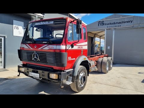 MERCEDES BENZ 2635 K 6x4 chassis - FIŠ TRUCKS SLOVENIA