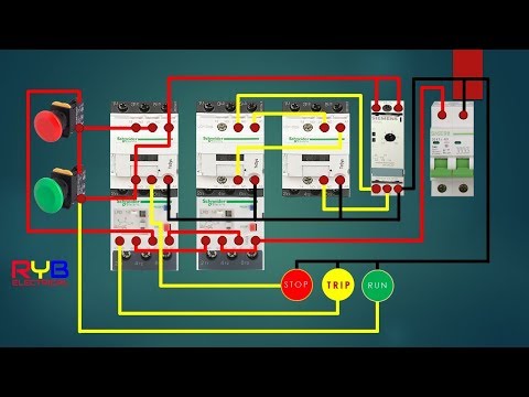 star delta starter control circuit diagram ! star delta connection Video