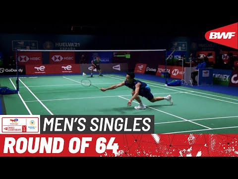 TotalEnergies BWF World Championships 2021 | Kenta Nishimoto (JPN) [15] v Cheam June Wei (MAS) | R64