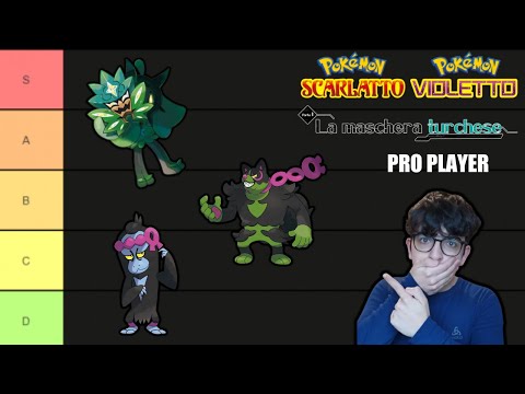 PRO PLAYER Pokèmon VALUTA Tutti i NUOVI Pokèmon del DLC Maschera Turchese