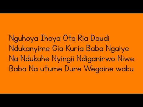 Ndikaria thithino yene-Henry waweru hsc lyrical video