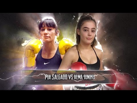 Alma Juniku Vs Pia Salgado - Undisputed Thai Boxing