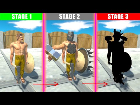 EVOLUTION OF CRIXUS THE GAUL - Animal Revolt Battle Simulator ARBS