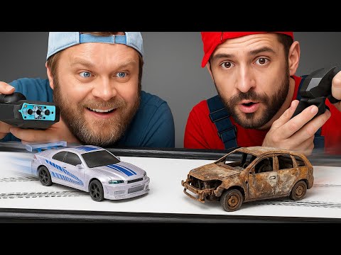 🚨 $1 RC Car vs $100,000 Monster Truck – The Most INSANE DIY Race Ever! 🏎️🔥