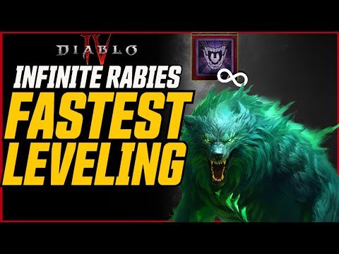 INFINITE RABIES DRUID! INSANE CLEAR SPEED! // Diablo 4 Druid Season 3 New Tech!