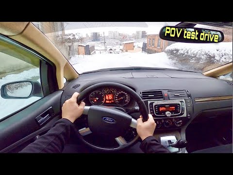 Thumbnail for 2007 Ford C-MAX (2.0 AT) POV Test Drive snow ❄️ by Car, Ford C-Max