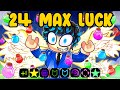 Actually Using 24 Max Luck Potions in Roblox Sol's RNG