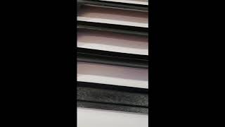 TNV Fiberglass Rear Window Van Louver Chevy , GMC G-Series Van