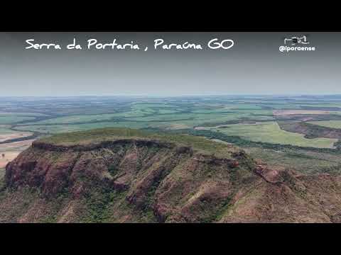 PARAÚNA GOIÁS, PROJETO VISÃO AÉREA - SERRA DA PORTARIA.