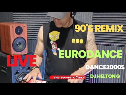 Dj Helton G está ao vivo!90s  hits songs for dance performance euro dance music best 90's DJ g mega
