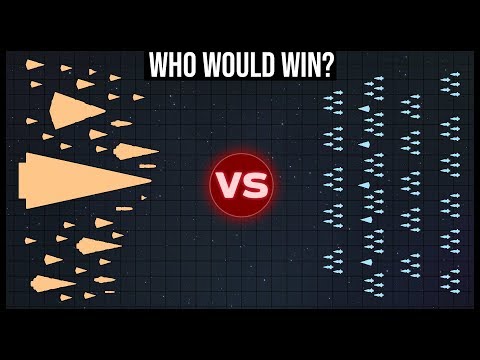 Byss Defense Fleet vs. Coruscant Defense Fleet | Star Wars: Fleet Battle