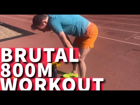 SÉANCE D'ENTRAÎNEMENT BRUTALE SUR 800M - ESSAYEZ CET ENTRAÎNEMENT DIFFICILE POUR COURIR PLUS VITE...