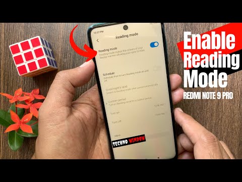 How to Enable Reading Mode in XIAOMI Redmi Note 9 Pro - Protect Eyes