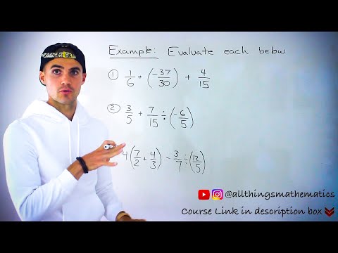 QMS 110 Lab 1 (Ryerson) - Operations with Fractions