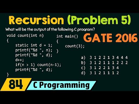 Recursion Solved Problem 5