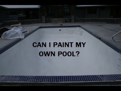 Can I paint my pool?