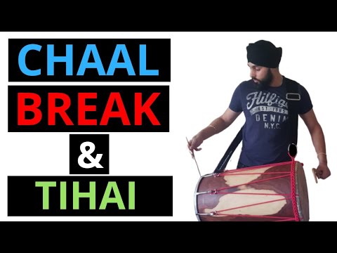 Lockdown Dhol classes - Chaal Break and Tihai [Lesson 4]