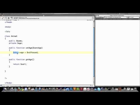 Web Design and Programming Pt 10 PHP OOP