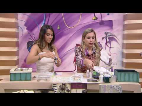 Mulher.com - 28/10/2016 - Caixa vintage com técnica de carimbos - Camila Claro de Carvalho P2