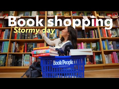 Stormy Day Book Shopping | new releases & book haul ⛈️📖