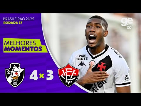 Gols e lances de Vasco da Gama x Vitória