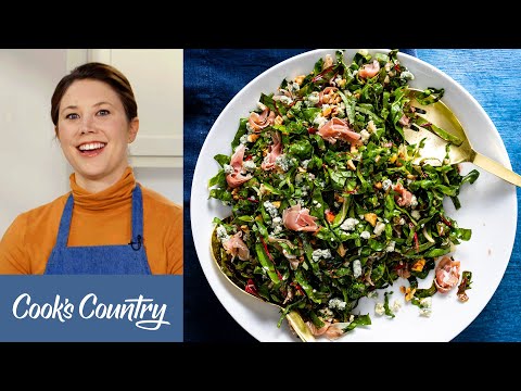 The Best Winter Salad: Swiss Chard with Prosciutto, Basil, and Blue Cheese