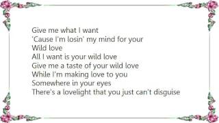 Bonnie Tyler - Wild Love Lyrics