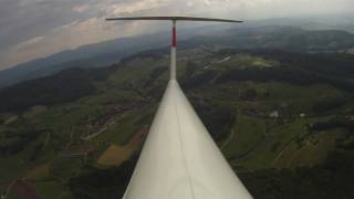 preview picture of video 'DG-200 Segelflugschlepp mit crash Landung'