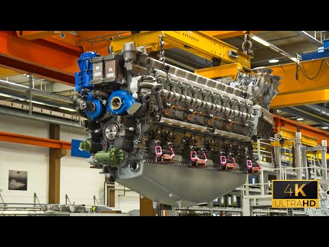 Manufacturing World's Largest Diesel Engine | Inside Germany's Top Engine Factory