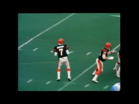 Bengals defeat Oilers 61-7 - Oilers @ Bengals 1989