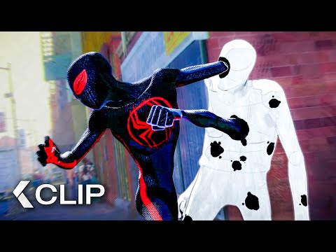 Miles vs. The Spot Fight Scene - SPIDER-MAN: Across The Spider-Verse Clip (2023)
