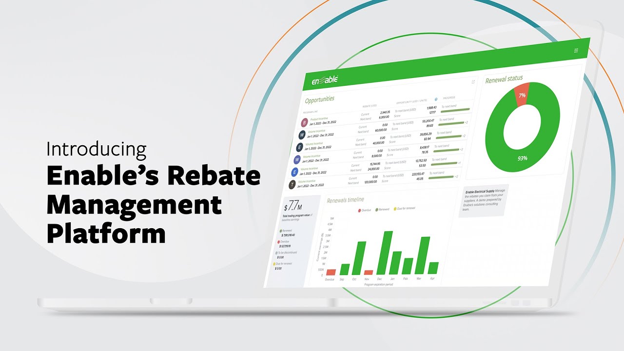 Rebate Management with Enable