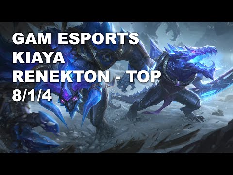 GAM Esports Kiaya Top Renekton vs Quinn - KR Grandmaster Patch 10.9