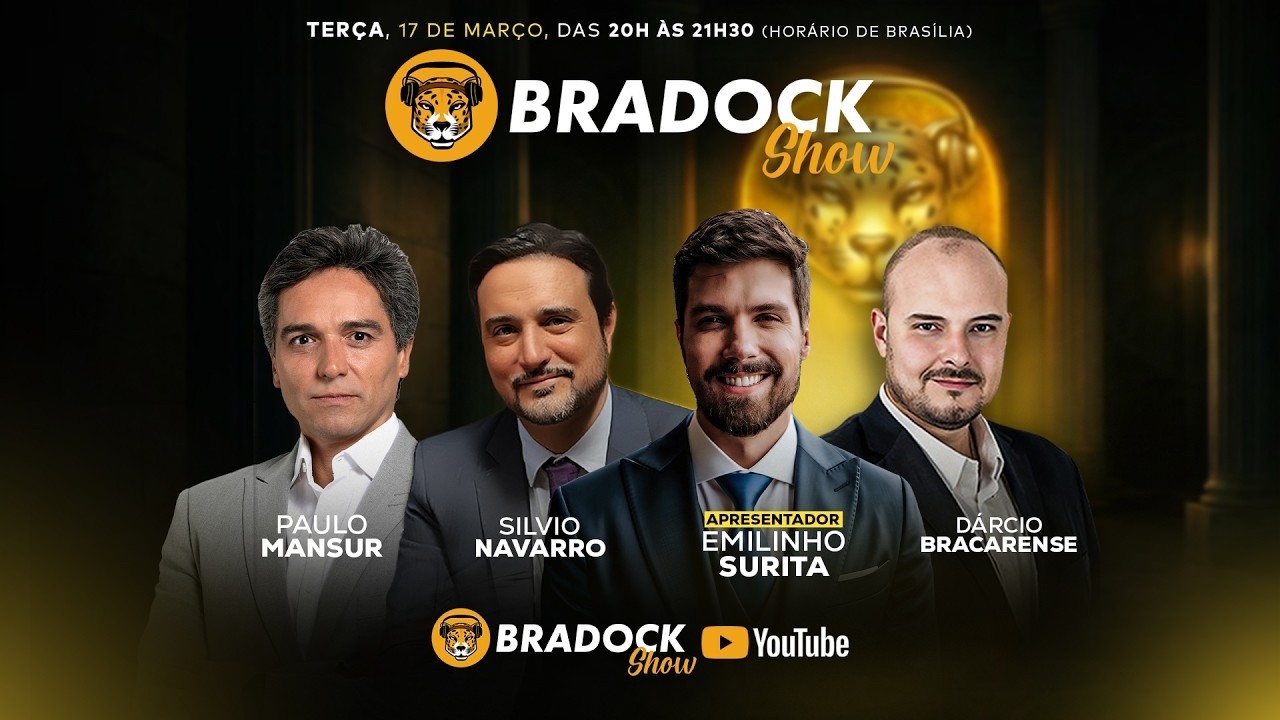 Bradock Show 17/03/26 - Emilinho Surita, Silvio Navarro, Darcio Bracarense e Dep. Paulo Mansur