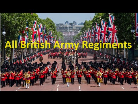 All British Army Infantry Regiments