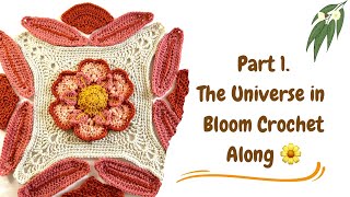 The Universe in Bloom Crochet Along, Part No: 1, 🌼🍃🌾🌼🌿#yarn #crochet #crochetpatterns #crochetlove